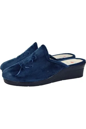 Bonadona Pantuflas Zapatillas flores para mujer