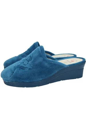 Bonadona Pantuflas Zapatillas flores para mujer