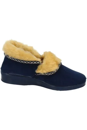 CHAPINES Pantuflas Zapatillas borrego para mujer