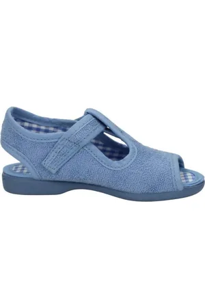 VULCA-BICHA Pantuflas Sandalias rizo para niño