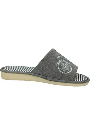 Garzon Pantuflas Chinela bici cristal para mujer