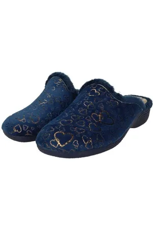 Calzarella Pantuflas Chinelas corazones para mujer