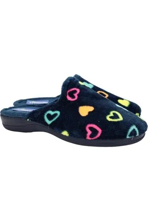 Calzarella Pantuflas Chinelas corazones para mujer