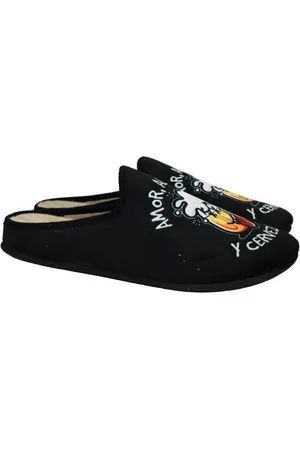 VULCA-BICHA Pantuflas Chinelas cerveza para hombre