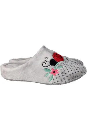 Garzon Pantuflas Chinelas ladybug para mujer