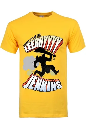 Grindstore Camiseta manga larga Alright Let Do This Leeroy Jenkins para hombre