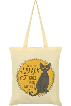 Grindstore Bandolera A Little Black Cat Goes With Everything para mujer