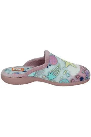 Cabrera Pantuflas Zapatillas luna para niña