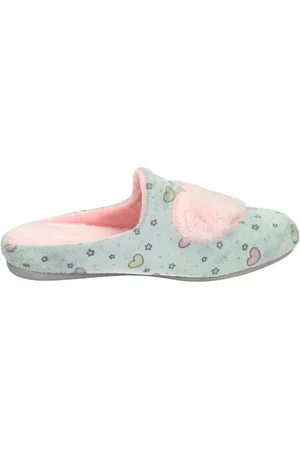 Garzon Pantuflas Zapatilla corazÓn para niña