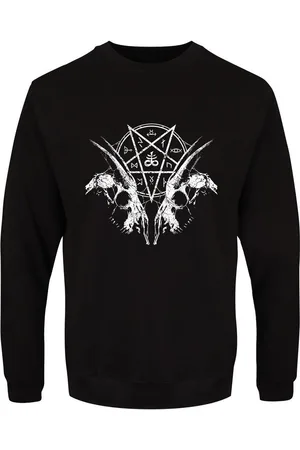 Grindstore Jersey Goat Skull Pentagram para hombre