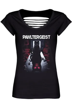 Grindstore Camiseta manga larga Pawltergeist para mujer