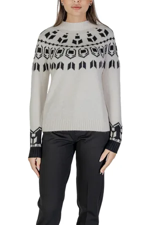 Street one Jersey EOS_placed jacquard sweater 302835 para mujer