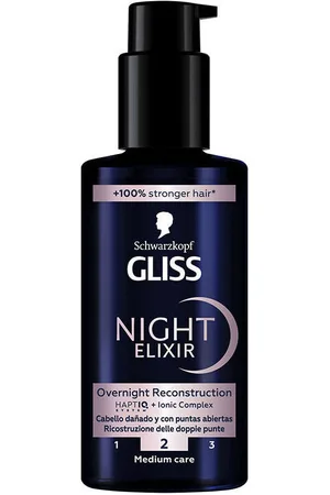 SCHWARZKOPF Tratamiento capilar Gliss Night Elixir Sérum Puntas Abiertas para mujer