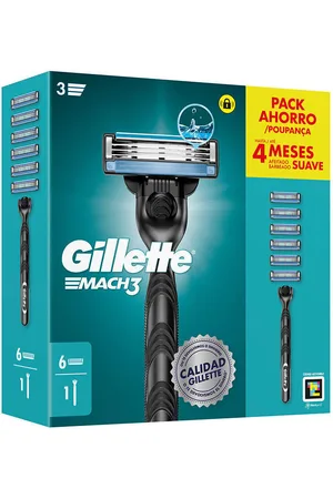 Gillette Tratamiento corporal Mach 3 Máquina + para hombre