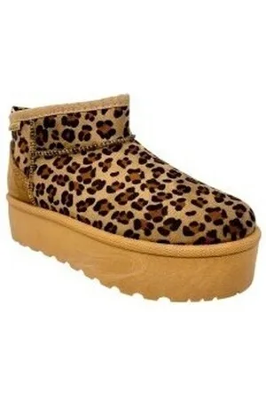 Isteria Zapatillas deporte Botín señora 24296 leopardo para mujer