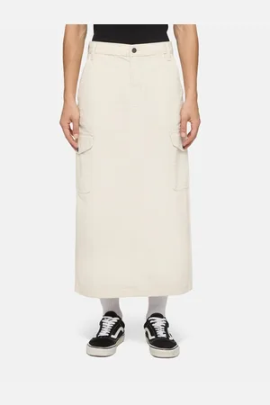 Dickies Falda DUCK CANVAS CARGO - DK0A4Z2R-F901 WHITECAP GRAY para mujer