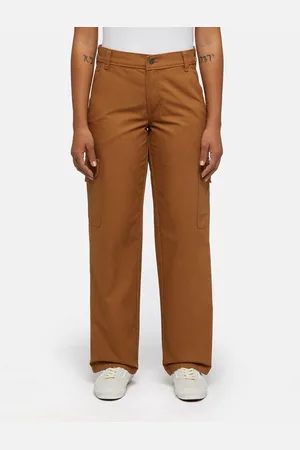 Dickies Pantalones DUCK CANVAS CARGO W - DK0A864S-0BD BROWN DUCK para mujer