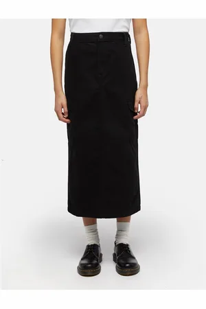 Dickies Falda DUCK CANVAS CARGO - DK0A4Z2R-BLK1 BLACK para mujer