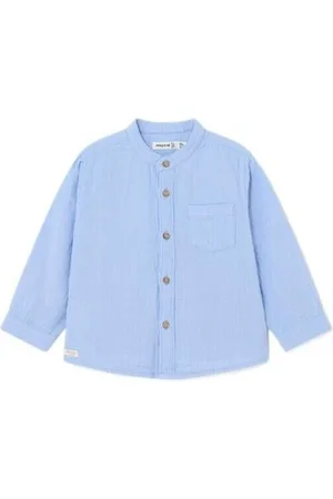 Mayoral Conjunto 1114 Camisa Celeste para niño