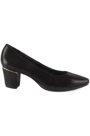 Chamby Zapatos de tacón Zapatos Salones negros de piel by para mujer