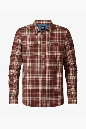Petrol Industries Camisa manga larga M-3040-SIL400 para hombre