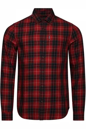 Superdry Camisa manga larga Vintage Check para hombre