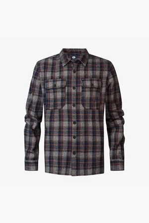 Petrol Industries Camisa manga larga M-3040-SIL405 para hombre