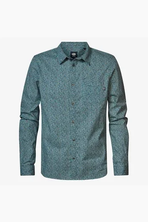 Petrol Industries Camisa manga larga M-1040-SIL417 para hombre