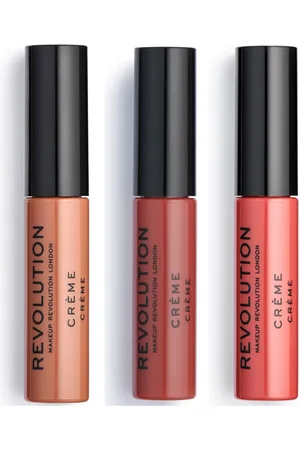 Makeup Revolution Pintalabios Set of 3 Cream Lipsticks - 121 Head-Turner / 114 White para mujer
