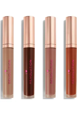 Makeup Revolution Gloss Set of 4 I Heart Chocolate Gloss - Honeycomb / Mocha / para mujer