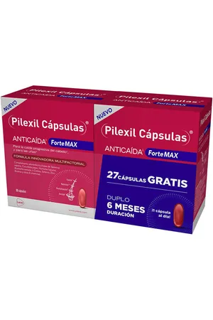 Pilexil Tratamiento capilar Forte Max Cápsulas Anticaída Pack 2 X para mujer