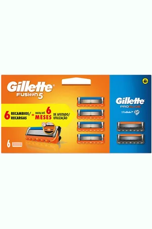 Gillette Afeitadoras & cuchillas Fusion 5 Cargador 4 Recambios + Proglide para hombre