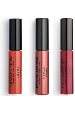 Makeup Revolution Pintalabios Cream Lipstick Set - 107 RBF / 124 Gone Rogue / 147 Vam para mujer