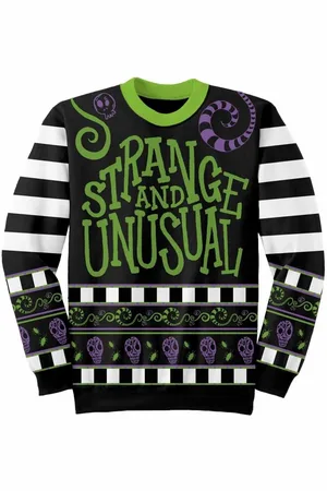 BEETLEJUICE Jersey Strange And Unusual para mujer