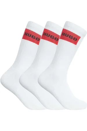 HUGO BOSS Calcetines Paquete de 3 pares de calcetines con etiqueta para hombre