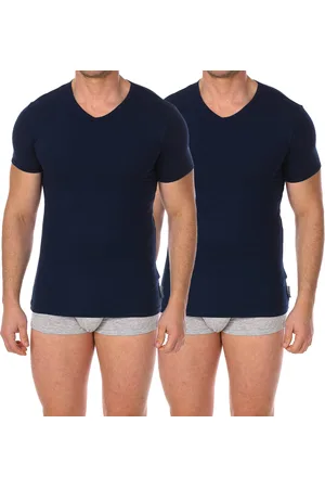 Bikkembergs Camiseta interior BKK1UTS02BI-NAVY para hombre