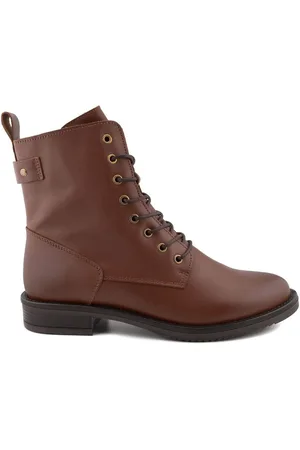 CASUAL Botines Botines Urbanos de piel marrones para mujer