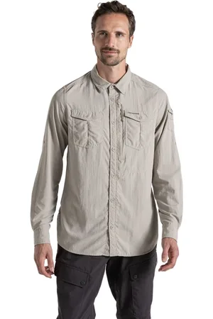 Craghoppers Camisa manga larga Adventure III para hombre