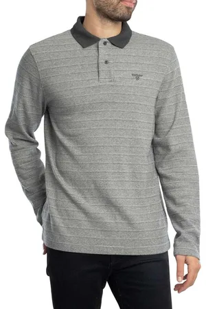 Barbour Polo Polo Cleveland de manga larga para hombre