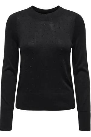 ONLY Jersey 15336740 SOLITA-BLACK DETAILS BK STONES para mujer
