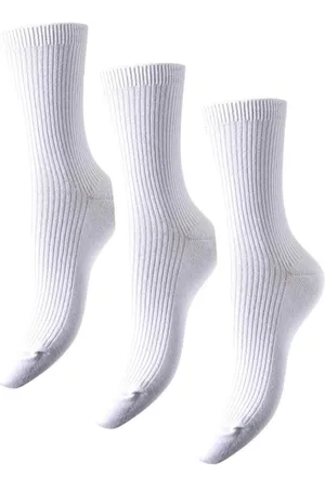 Pieces® Calcetines 17151108-BrightWhite para mujer