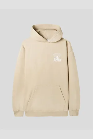 Butter Goods Jersey SUDADERA ALL TERRAIN P-O HOODIE WASHED TAN para hombre