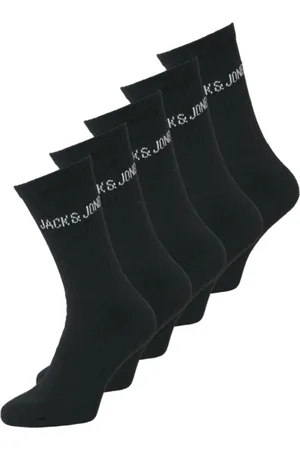 JACK & JONES Calcetines 12266536 JACREGEN TENNIS SOCK 5 PACK NOOS BLACK para hombre