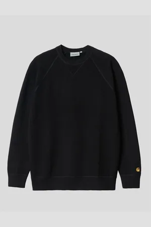 Carhartt Jersey SUDADERA CHASE SWEATER BLACK para hombre