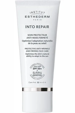 INSTITUT ESTHEDERM Protección solar Into Repair Crema Solar Antiarrugas Spf50+ para mujer