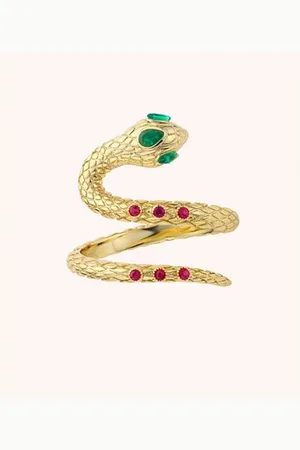 MYA BAY Anillo Green Fuchsia Ring Or para mujer