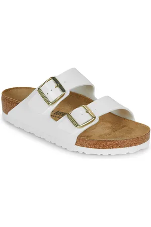 Birkenstock Sandalias Arizona BF Patent White para mujer