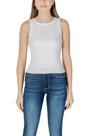 Guess Camiseta tirantes ALEXIA SEQUINS TANK W5GP06 KCS10 para mujer