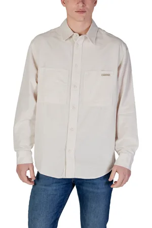 Calvin Klein Camisa manga larga CHAMBRAY J30J326726 para hombre