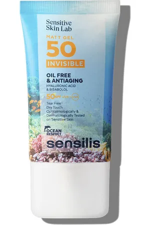 Sensilis Protección solar Matt Gel Invisible Sin Aceite Antiedad Spf50+ para mujer